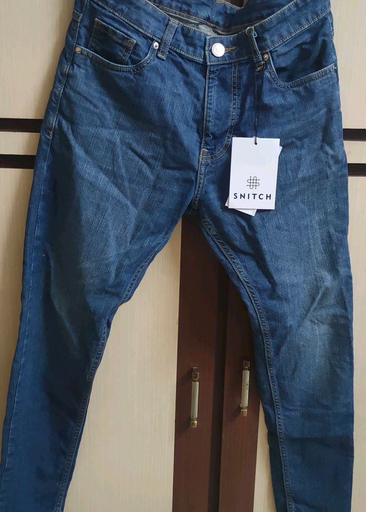 Snitch Brand New Skinny Fit Blue Denim Jeans