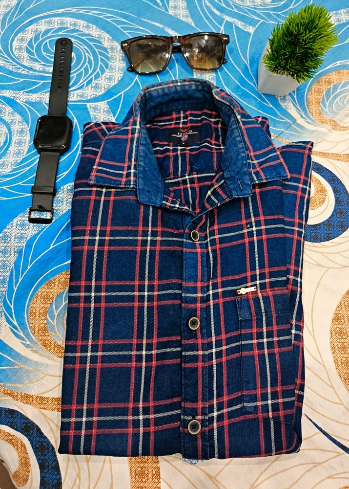 Men Checked Shirt