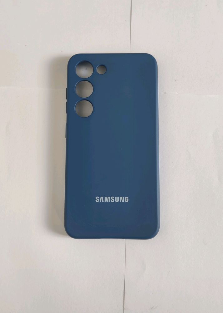 Samsung Galaxy S23 Silicone Case Back Cover Blue