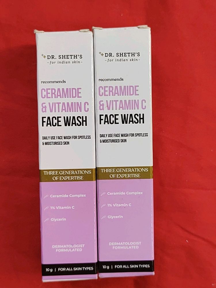 Pack Of 2 Dr.Seth's Mini Face wash