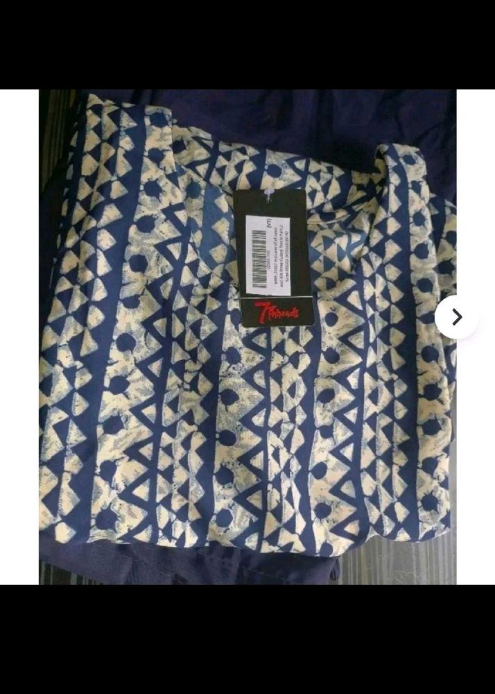 Blue Printed Kurti