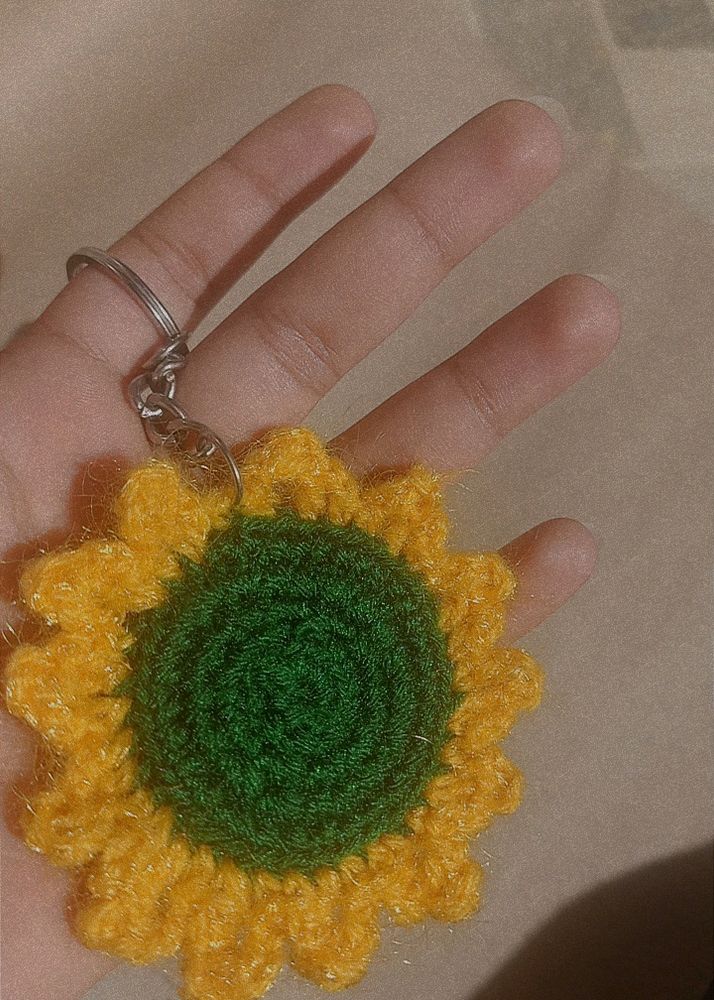 Sunflower Key Chain