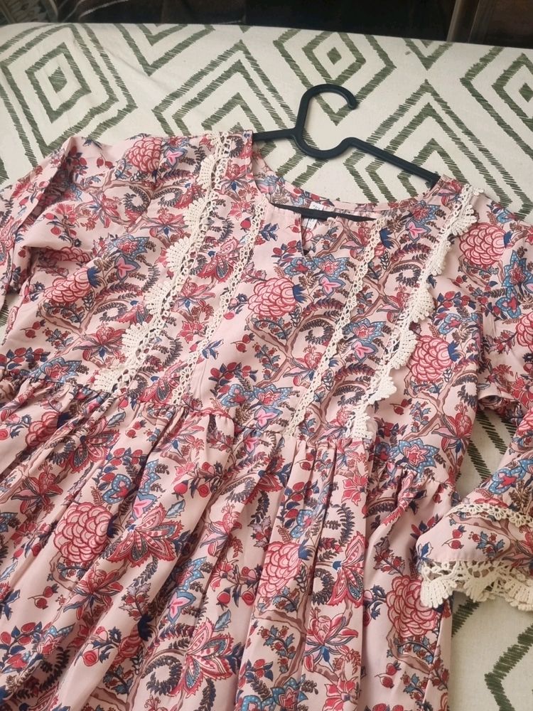 Brand New Floral Boho Dress