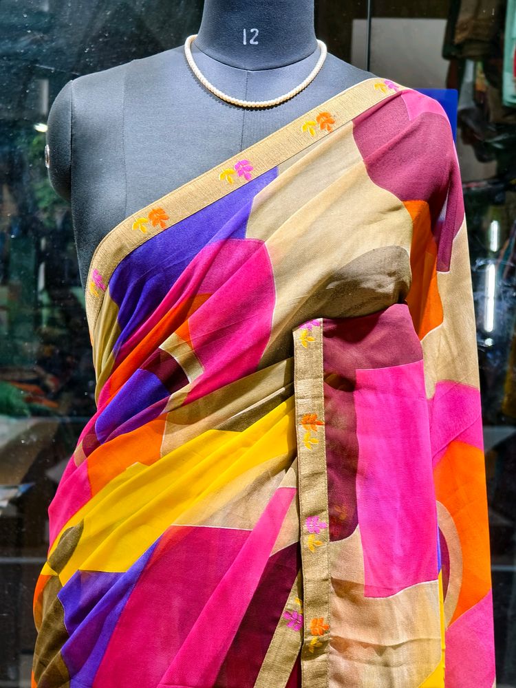 Chiffon Georgette Saree