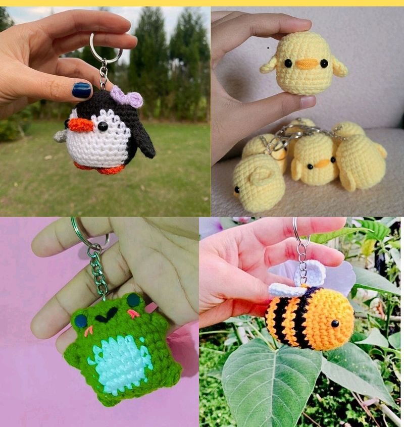 Crochet Amigurumi Keychain