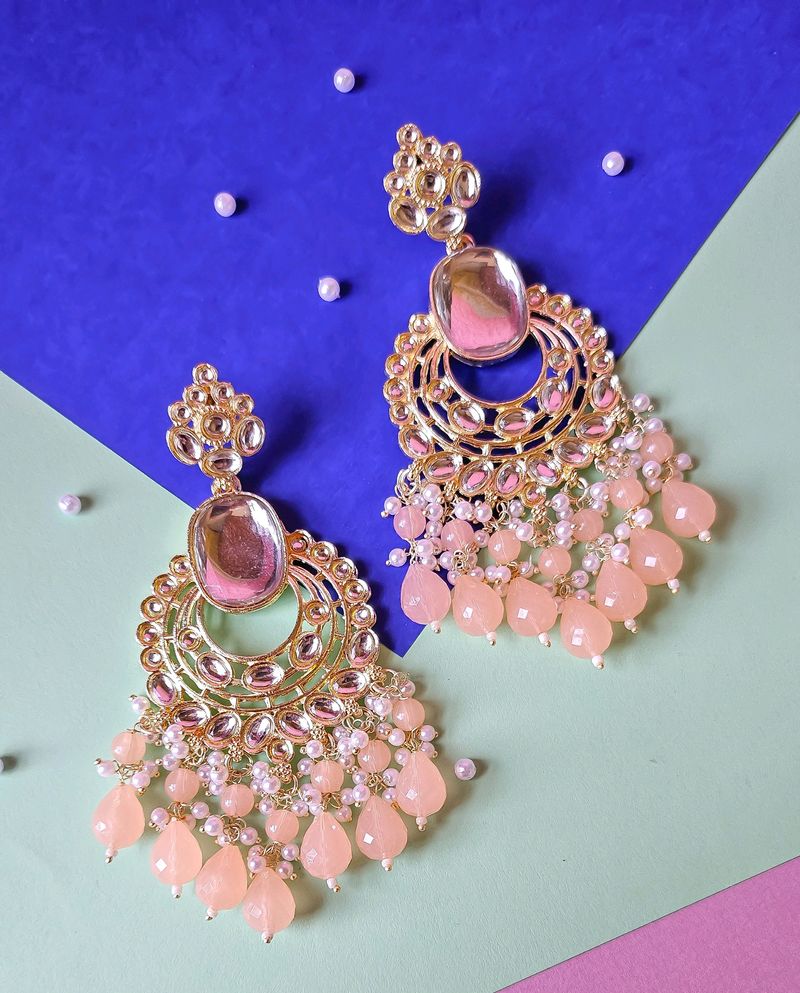 Natasha Pink Jhumki