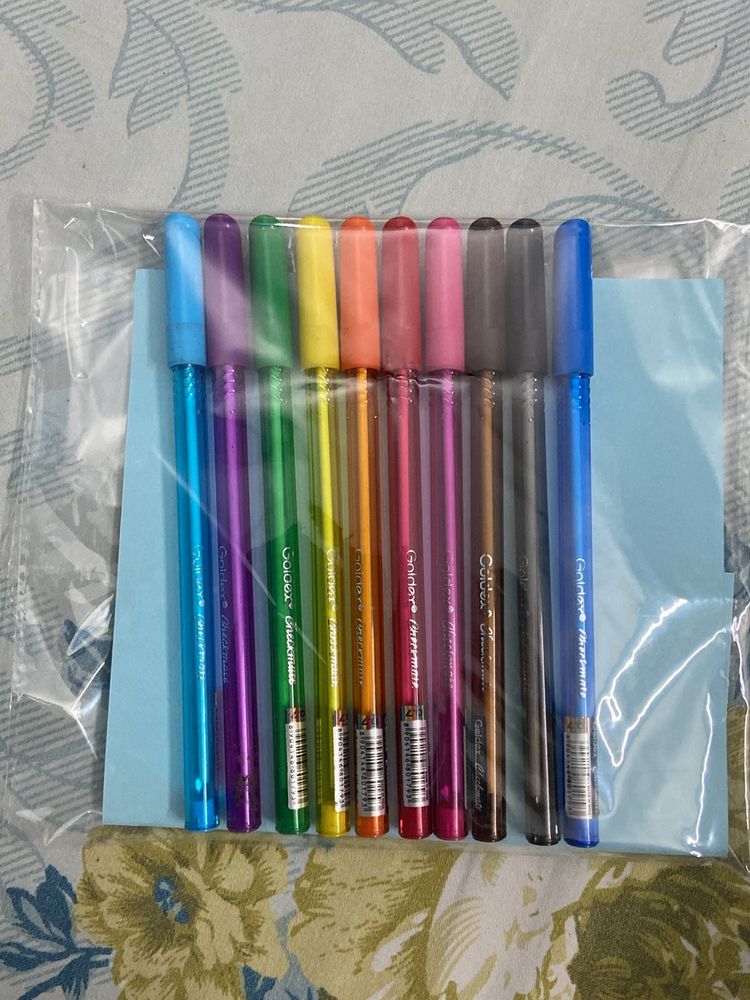 Goldex Checkmate Colourful Pens