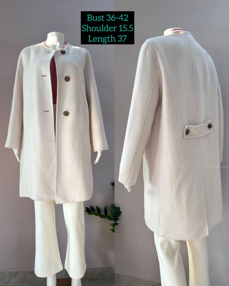 White Premium Overcoat