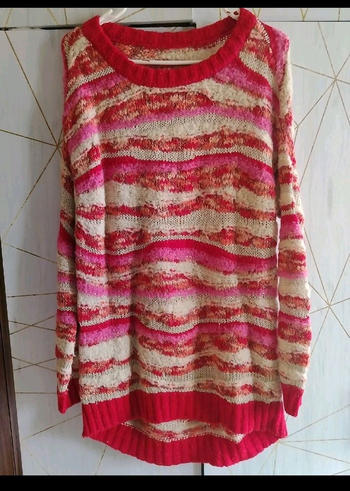 Women Colourful Pullover