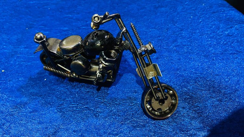 Vintage Bike Iron Vehicle Model for Toy Gifts Show