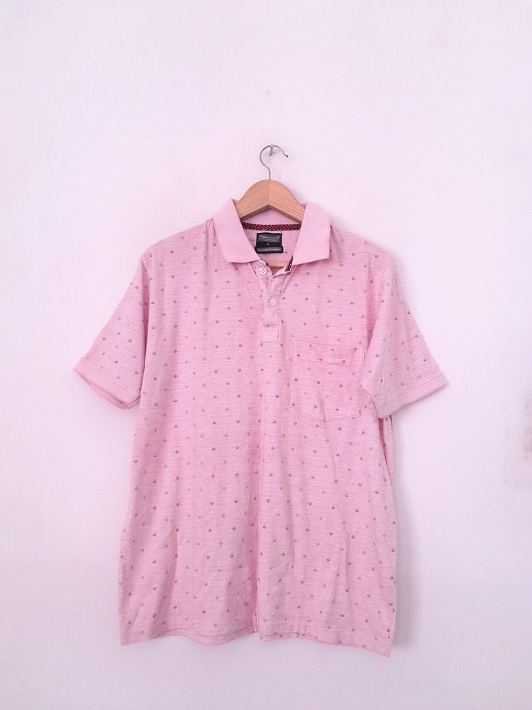 Pink Casual T-Shirt (Men's)