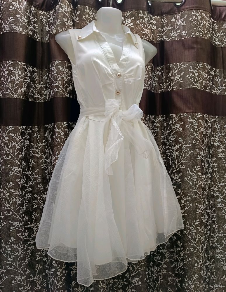 White Beautiful Frock