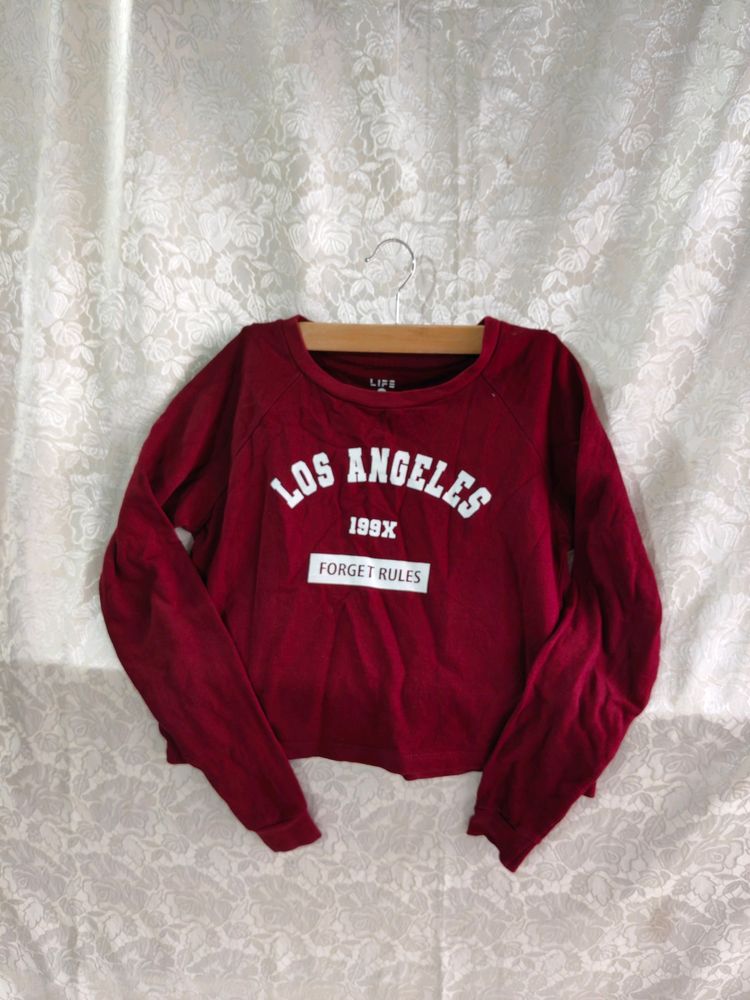 Los Angeles Crop Sweatshirt