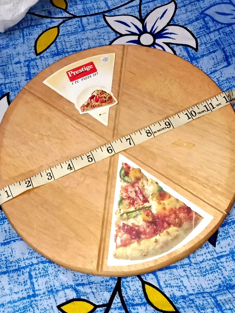 ❤️👌🏻Pizza Wooden Board & Cutter