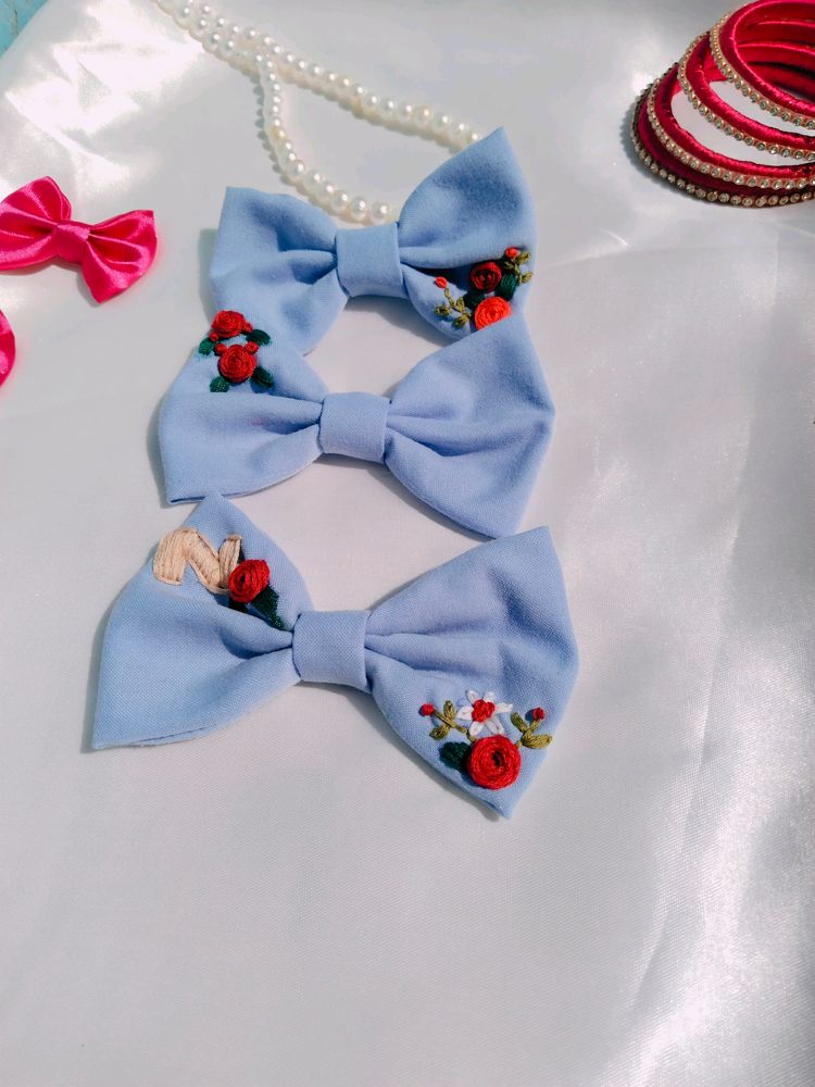 Embroided Bows 🤩