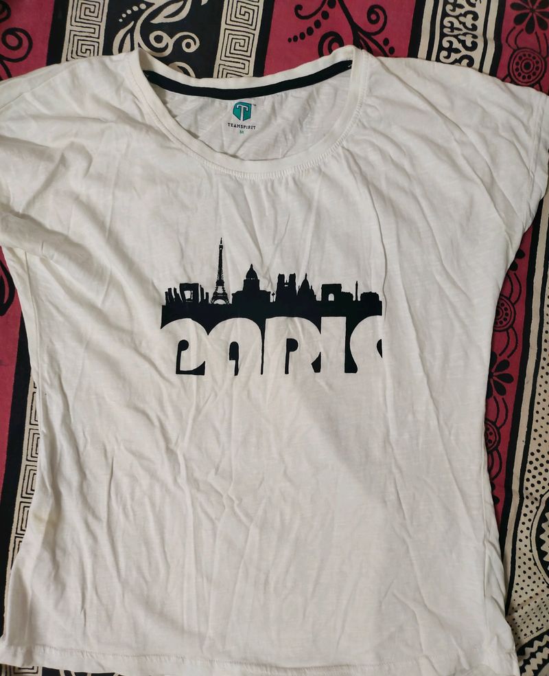 Teamspirit Paris White Tshirt