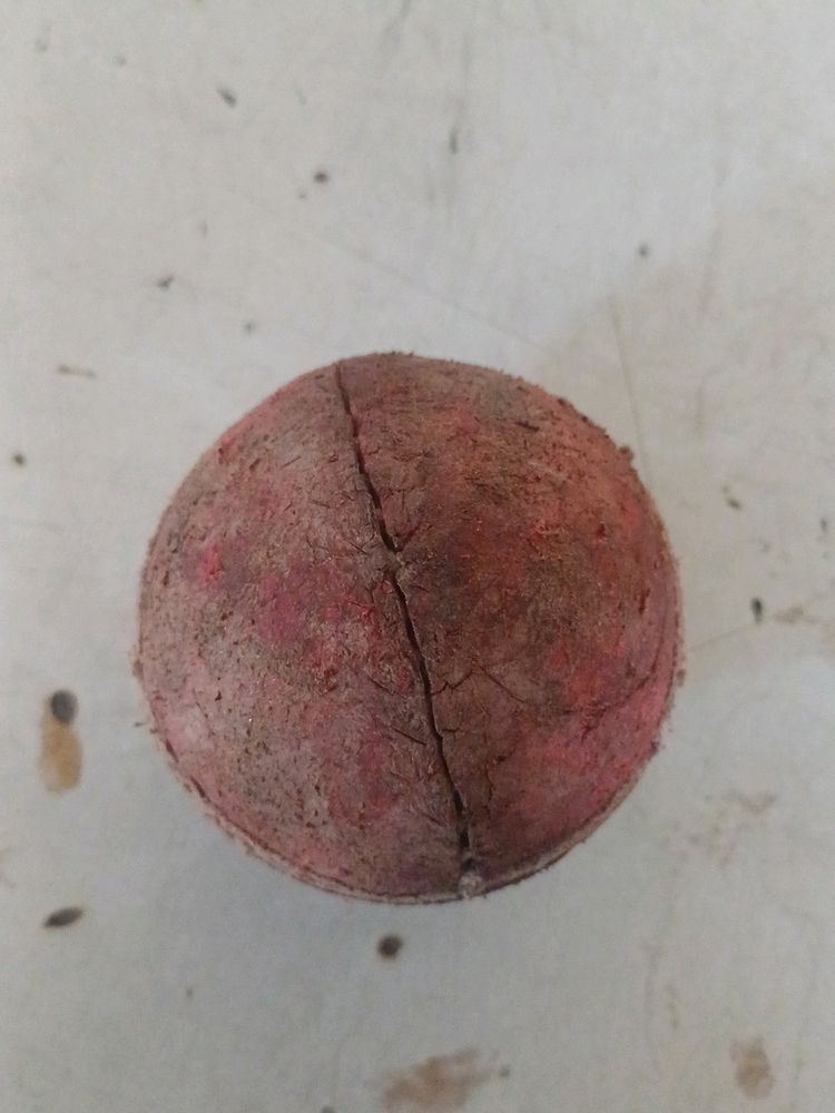 Red Leather Ball Woking Condition