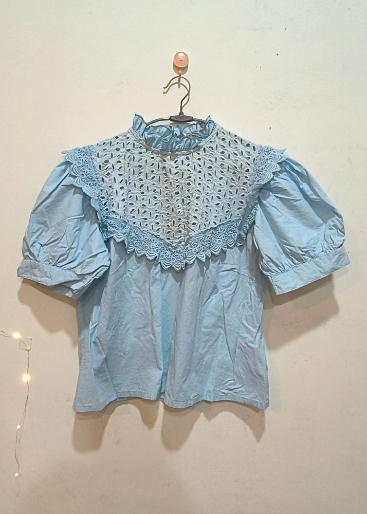 Pluss Blue Top