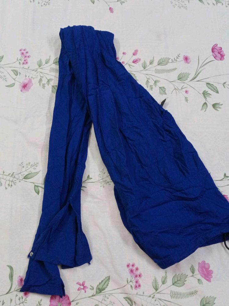 Rich Royal Blue Chudi Pants