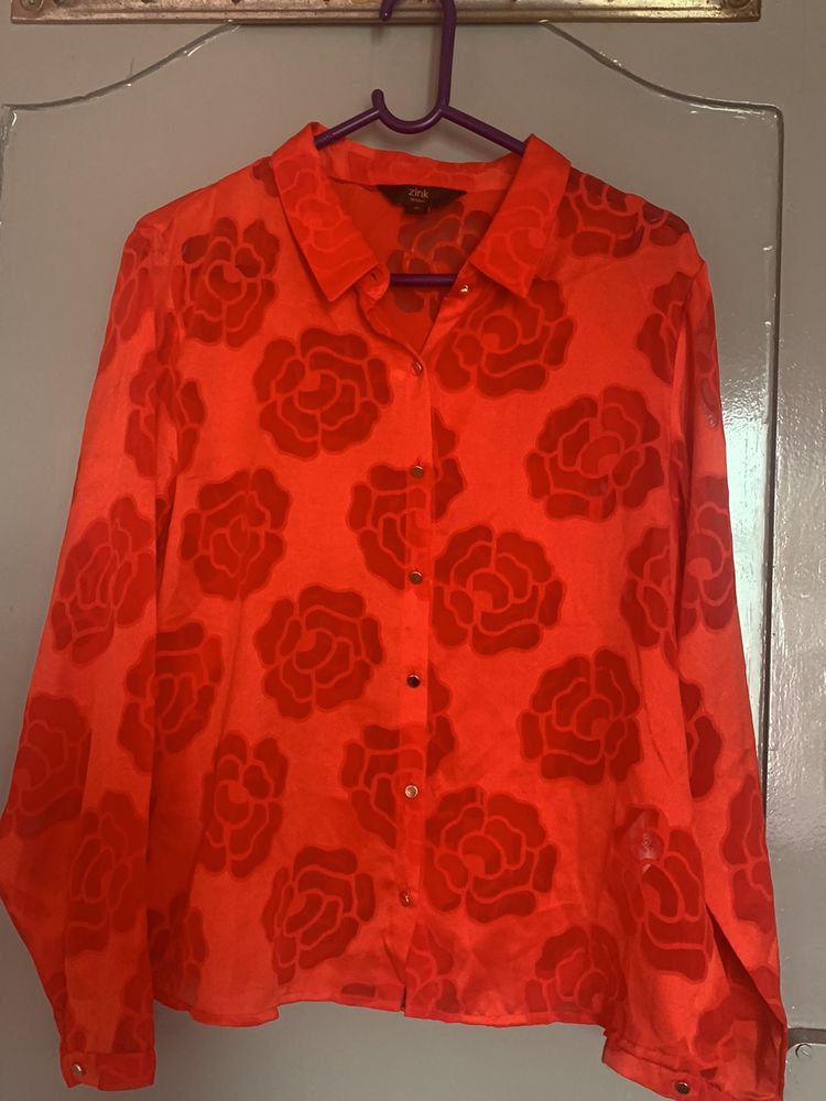 Zink London XL Red Shirt