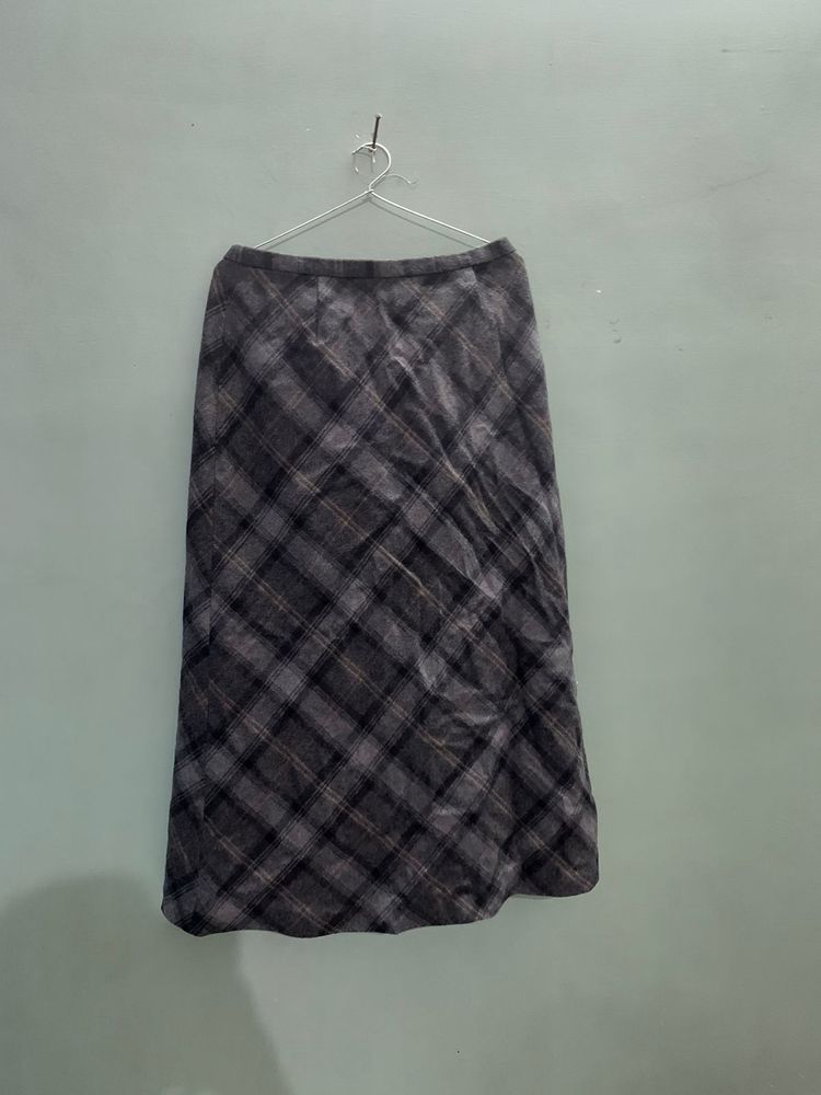 Vintage Plaid Skirt