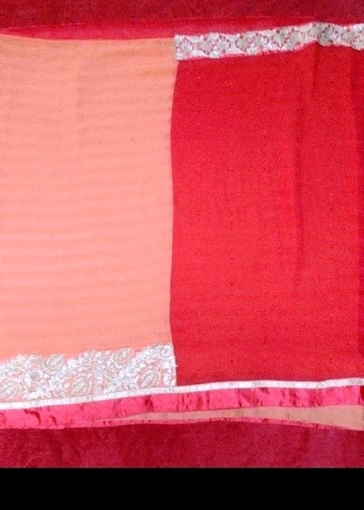 Two Colour Fancy Saree