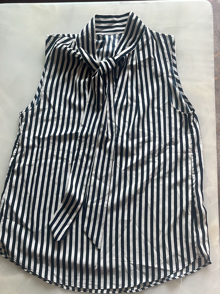 Formal Stripes Top