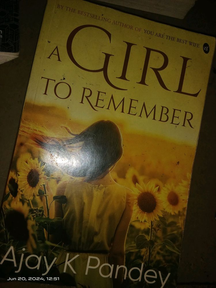 Fiction Book(A Girl To Remember)