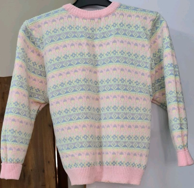 Baby Pink French Sweater