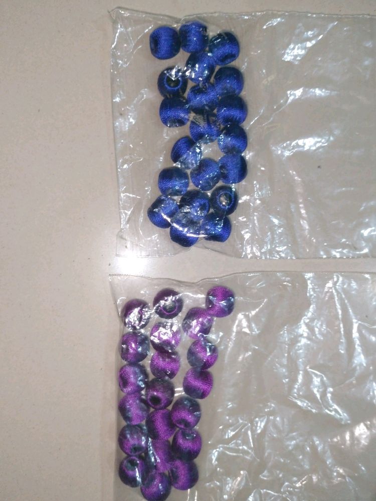 Silk Threaded Beads