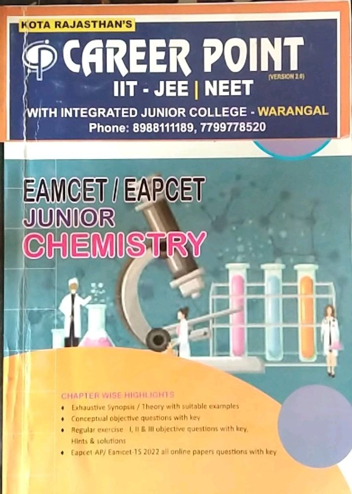 EAMCET/EAPCET JUNIOR CHEMISTRY 1-YEAR