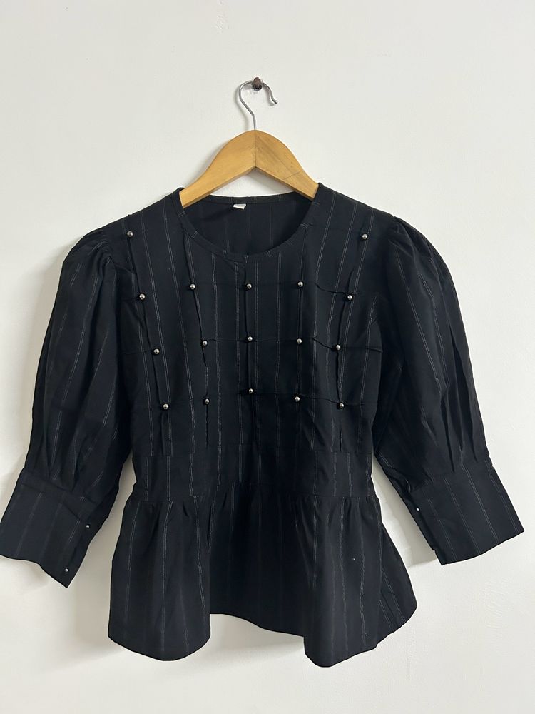 Black Color Top For Girl New Condition