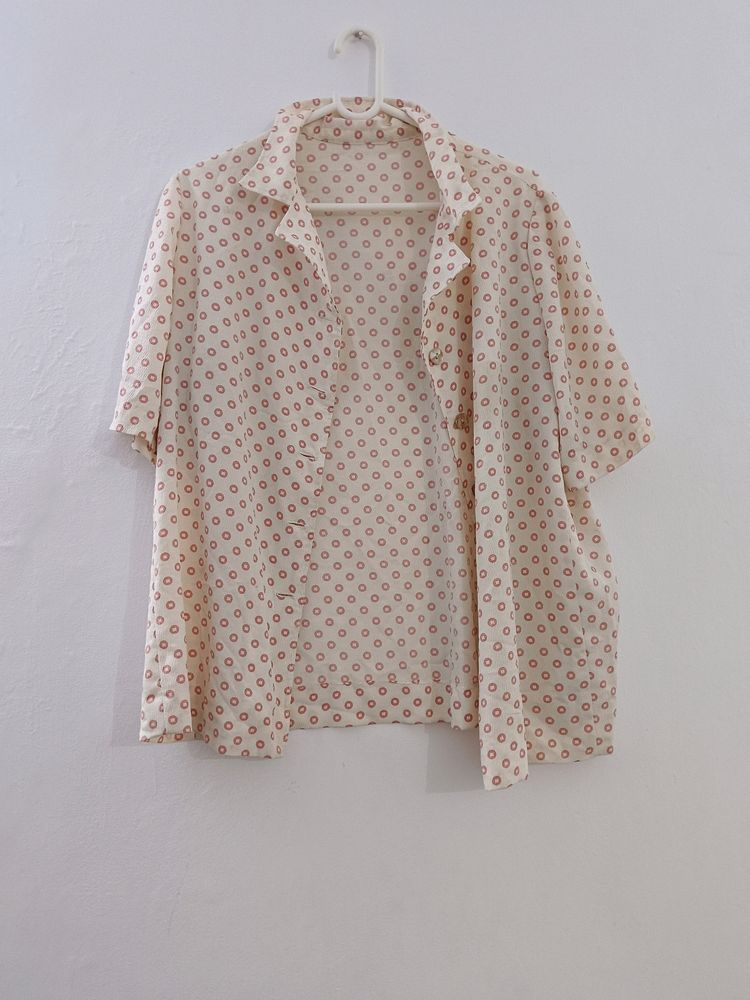 AESTHETIC POLKA DOT SHIRT