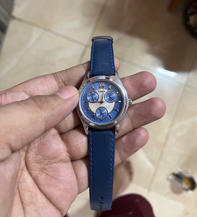 Timex Blue Dial Watch