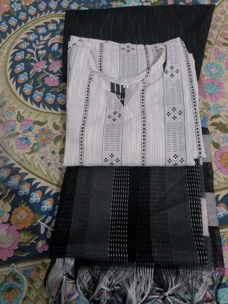 READYMADE KURTI WITH PANT AND DUPATTA SET