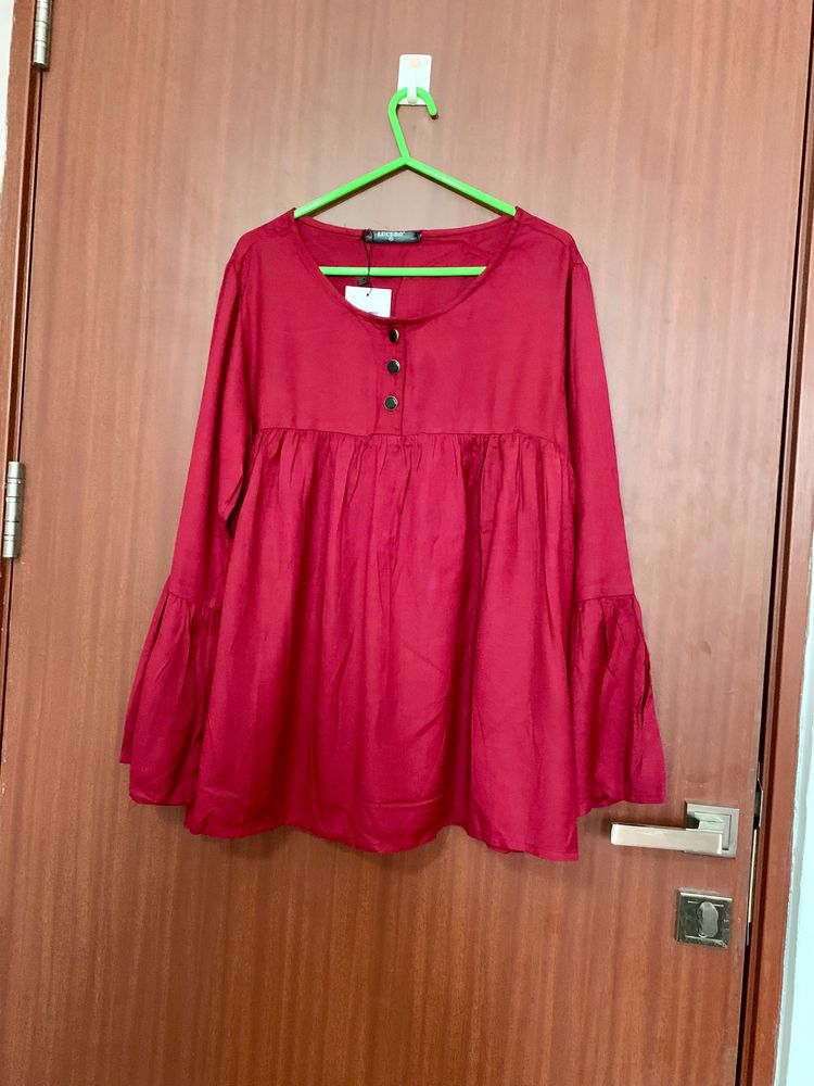 Brand New 75% Off Maroon Top