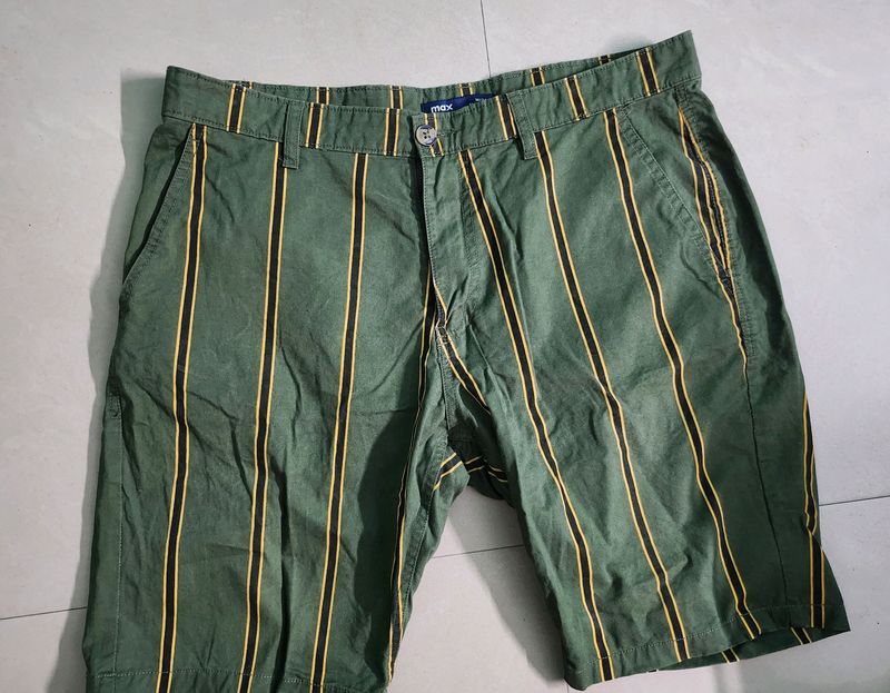 Max Olive Coloured Shorts | Premium Quality