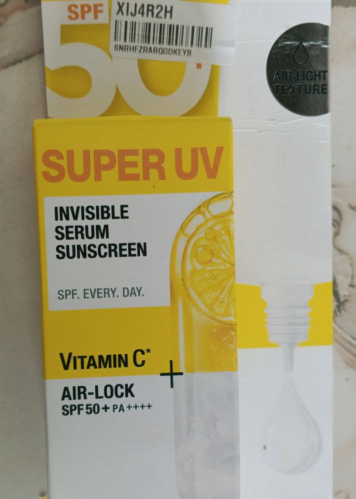 Gariner Invisible Serum Sunscreen Vitamin C SPF 50