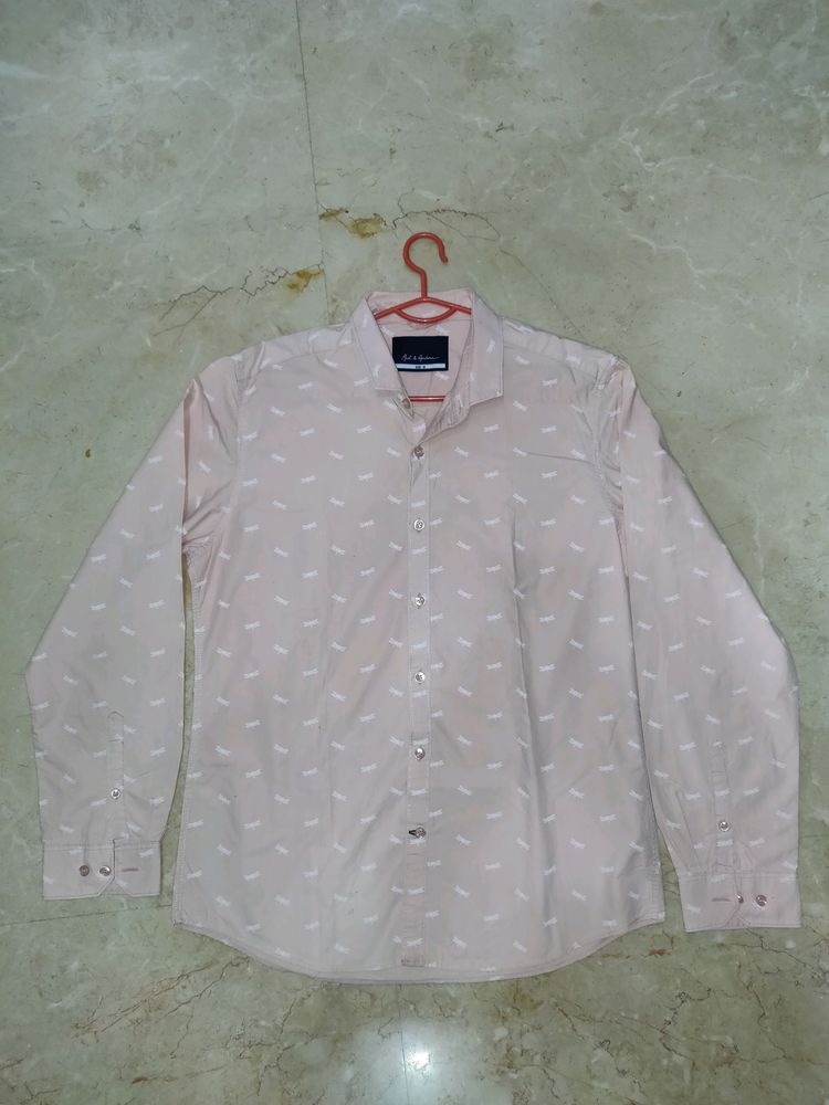 Mast & Harbour Pink Shirt For Men.