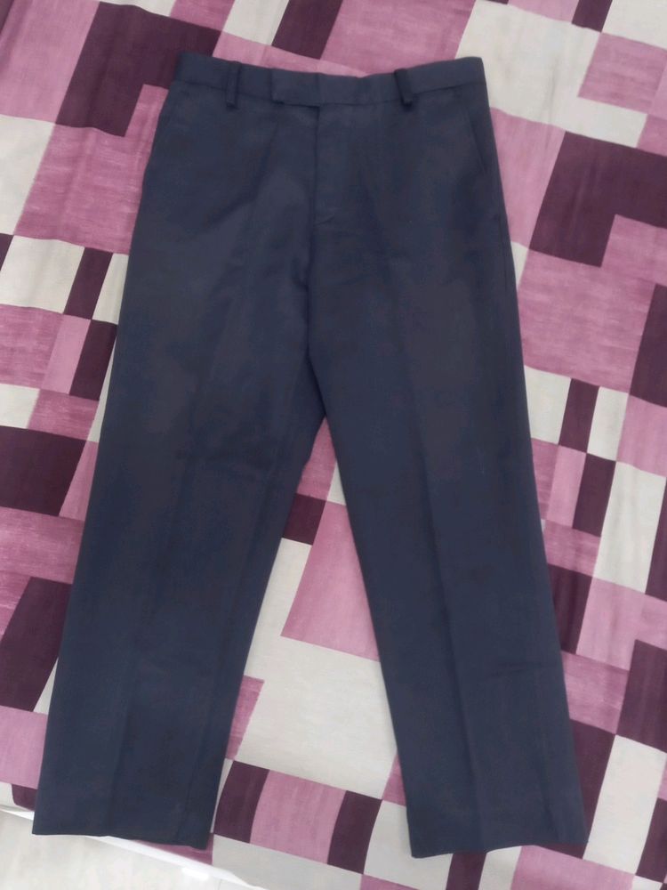 Dark Blue Formal Cotton Pant