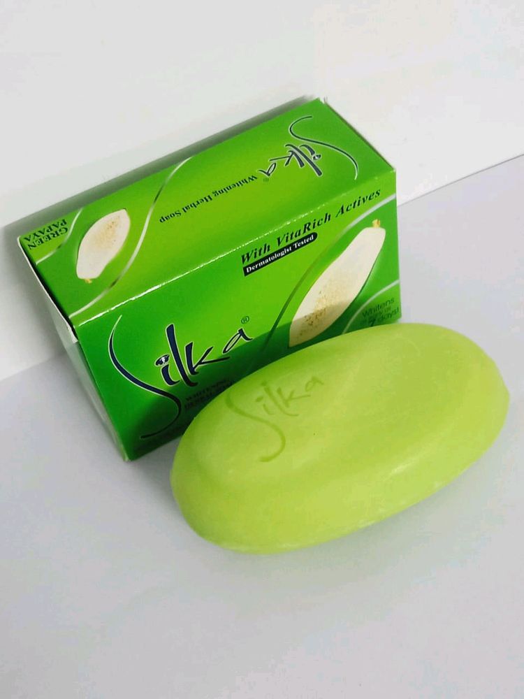 Silka Green Papaya Soap 135g