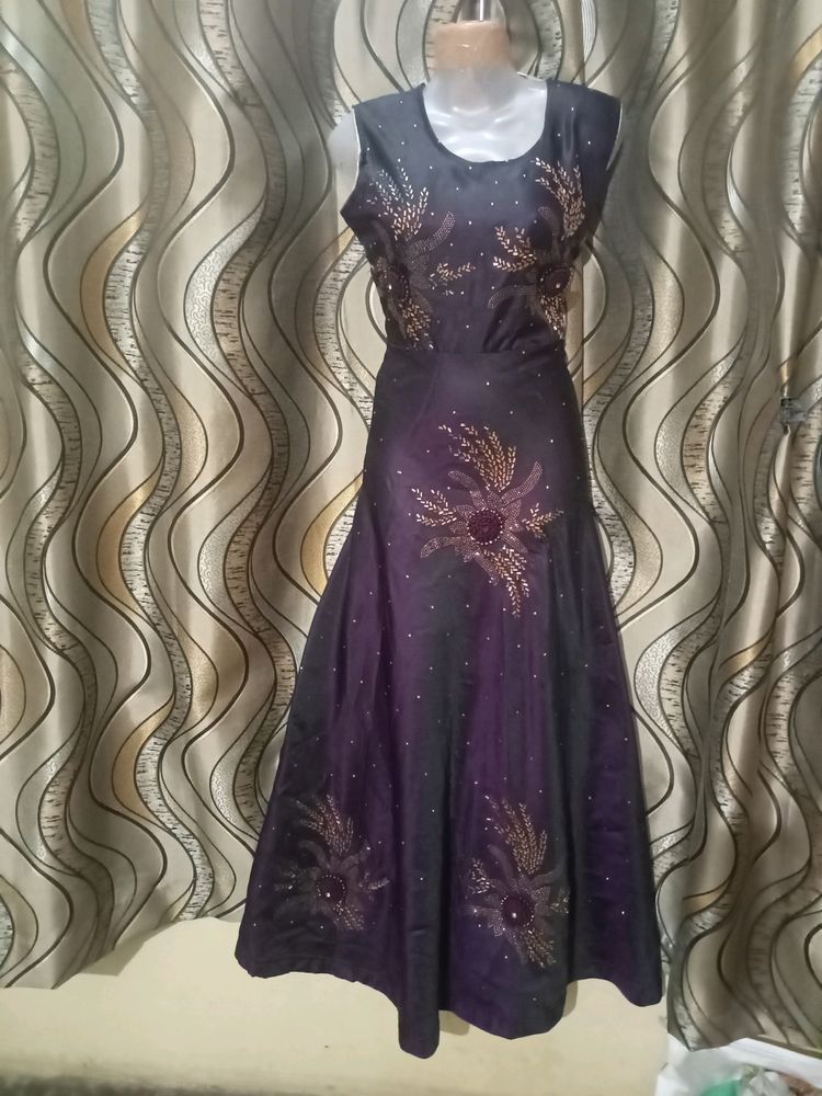 Purple Ethnic Gown