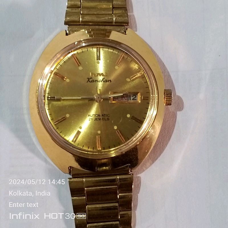 hmt Kanchan Automatic Wrist Watch