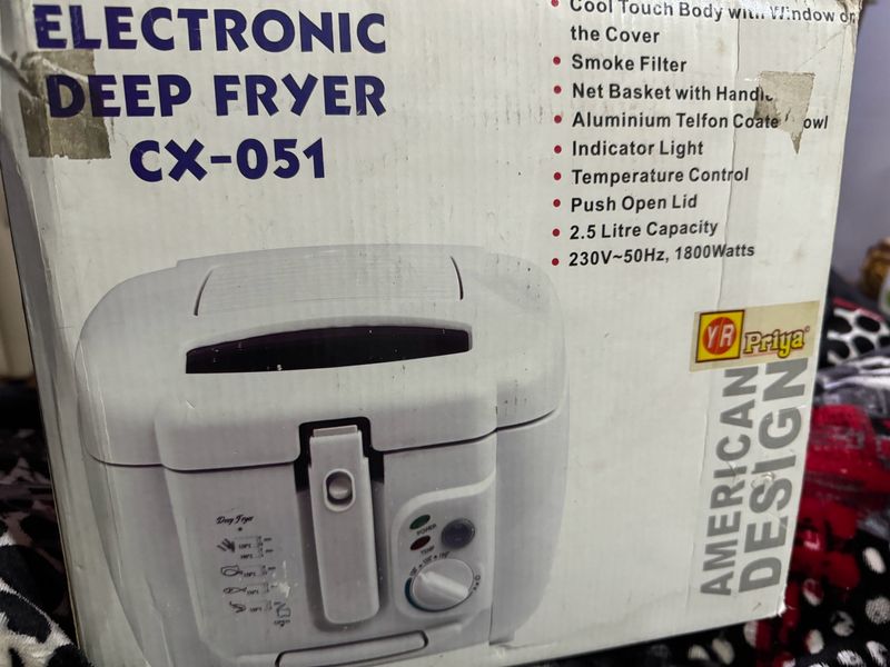 American Design Deep Fryer 2.5l New