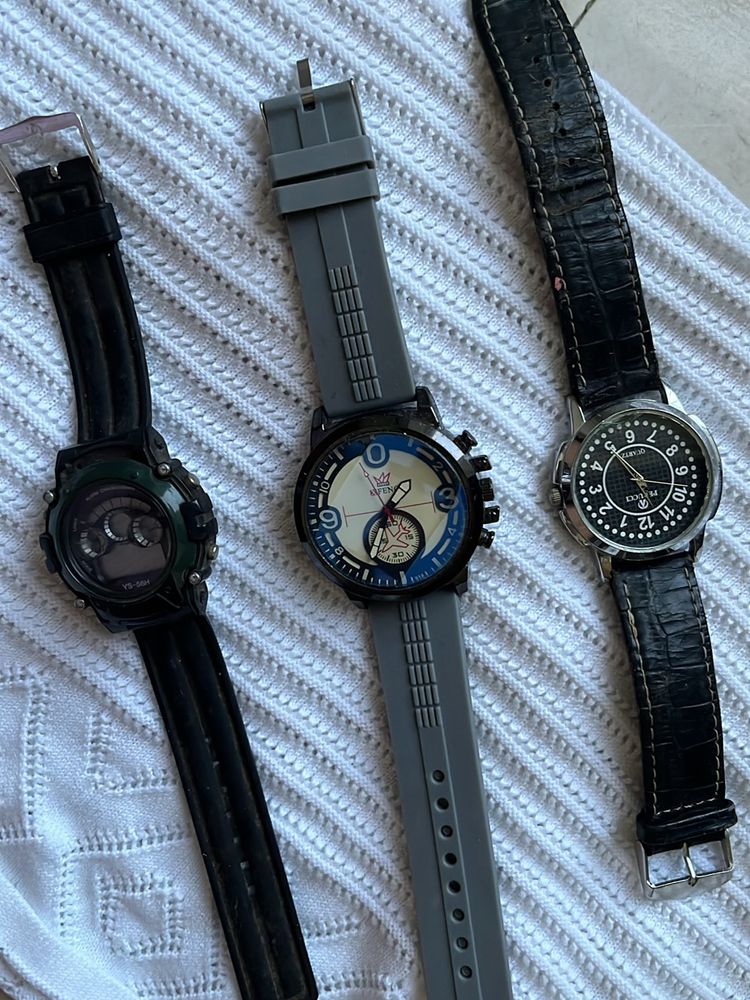 Set of 3 Men watches