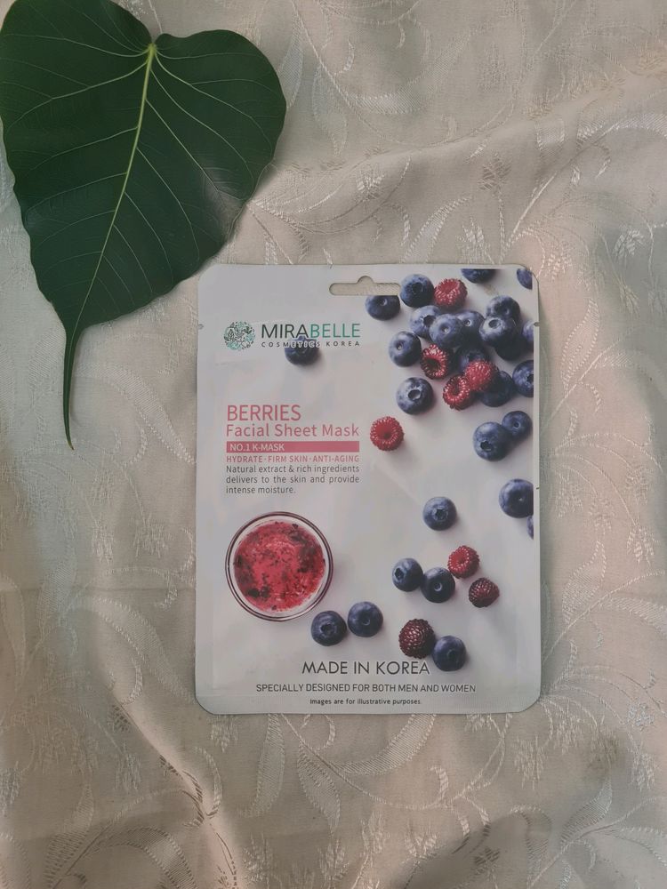 Berries facial Sheet Mask