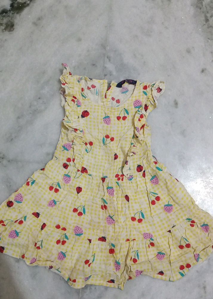 Yellow Baby Girl Frock...