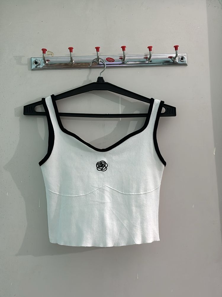 OFF WHITE VEST TOP