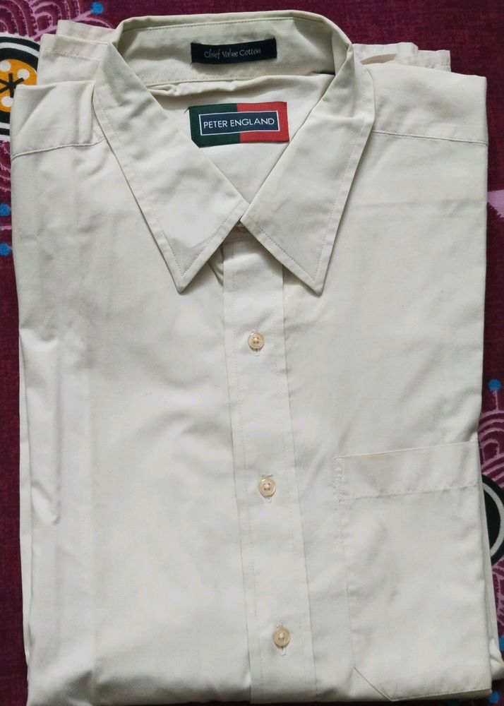 Peter England White Shirt