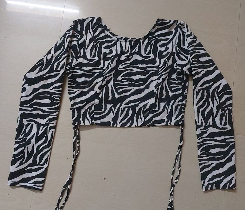 Zebra Print Top